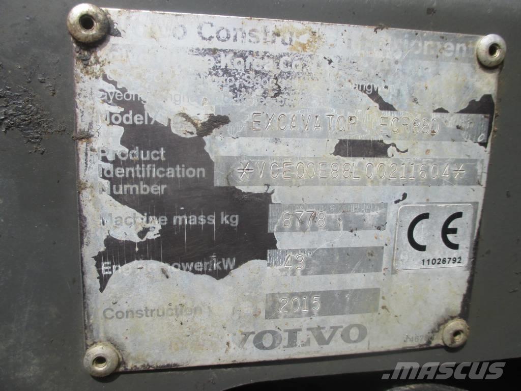 Volvo ECR 88 D Midikaivukoneet 7t - 12t
