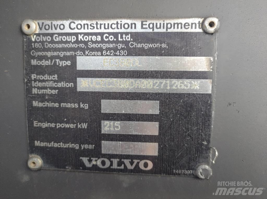 Volvo EC380DL Telakaivukoneet