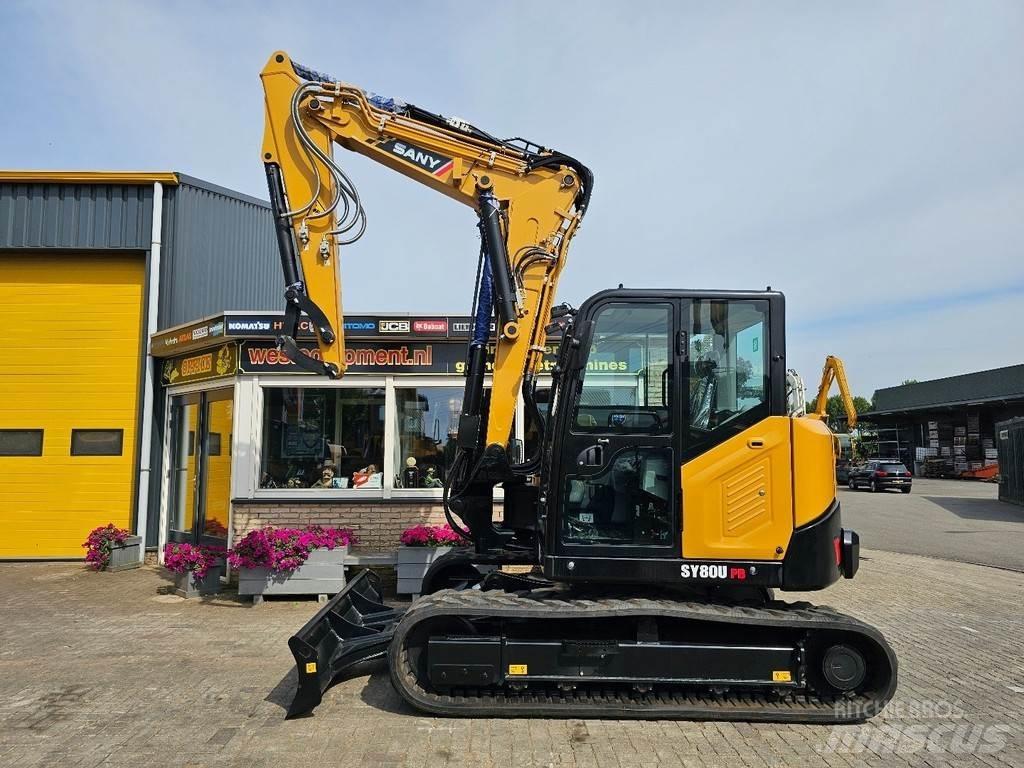 Sany SY80U Midikaivukoneet 7t - 12t