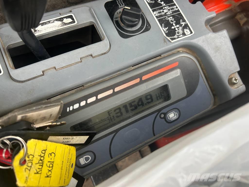Kubota KX61-3 Minikaivukoneet < 7t