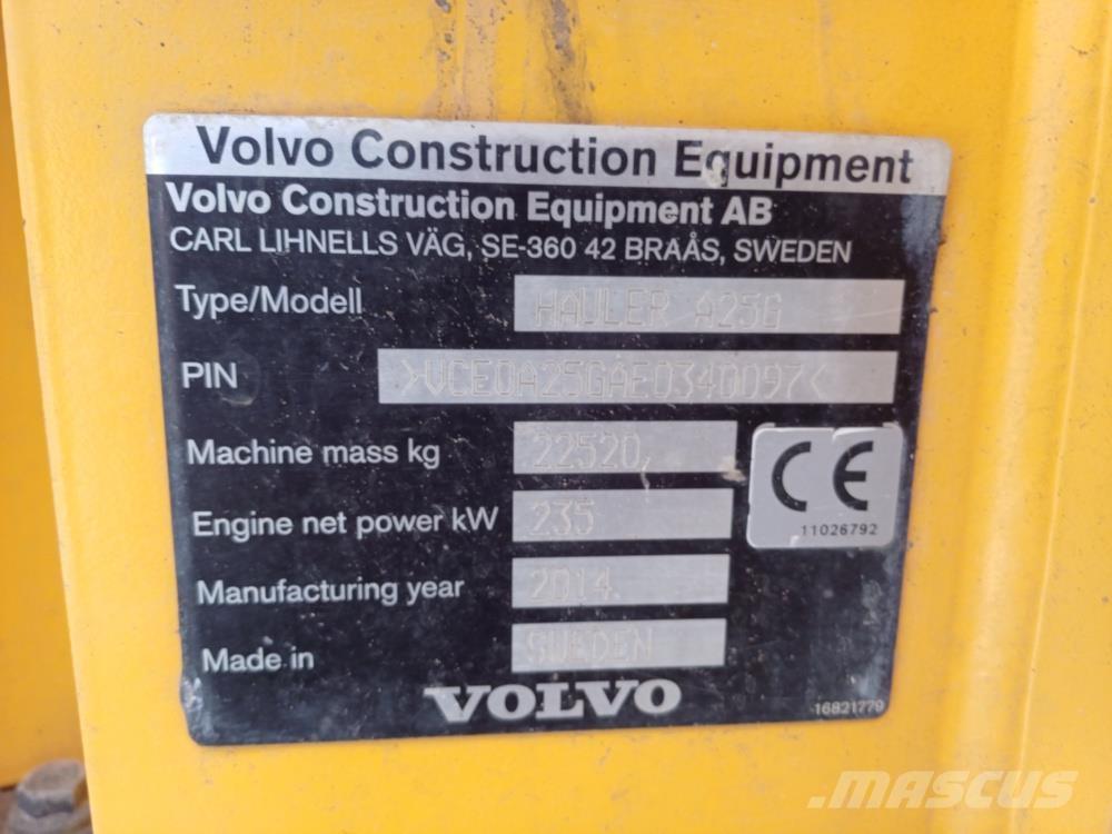 Volvo A25G Dumpperit