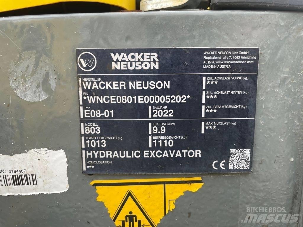 Wacker Neuson 803 Telakaivukoneet