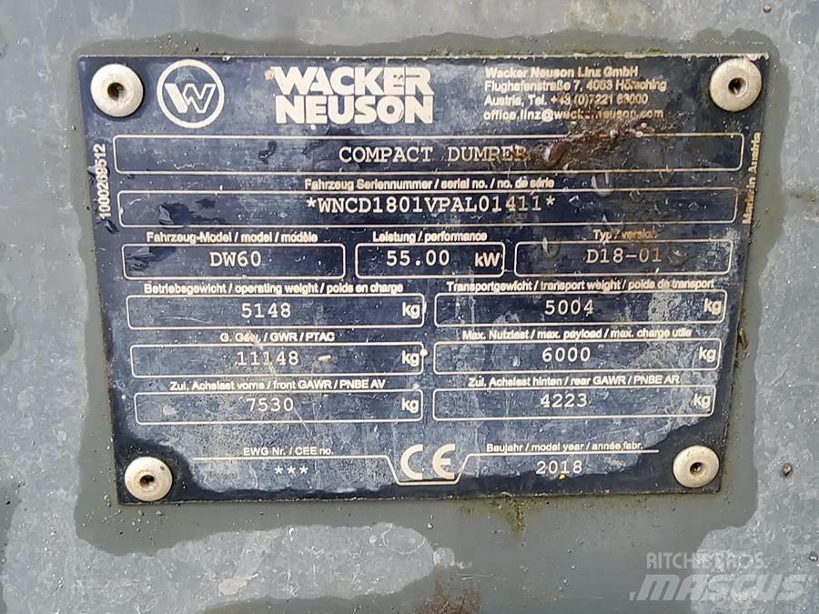 Wacker Neuson DW 60 Minidumpperit