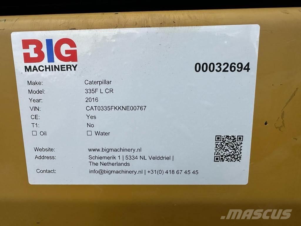 CAT 335F L CR Telakaivukoneet