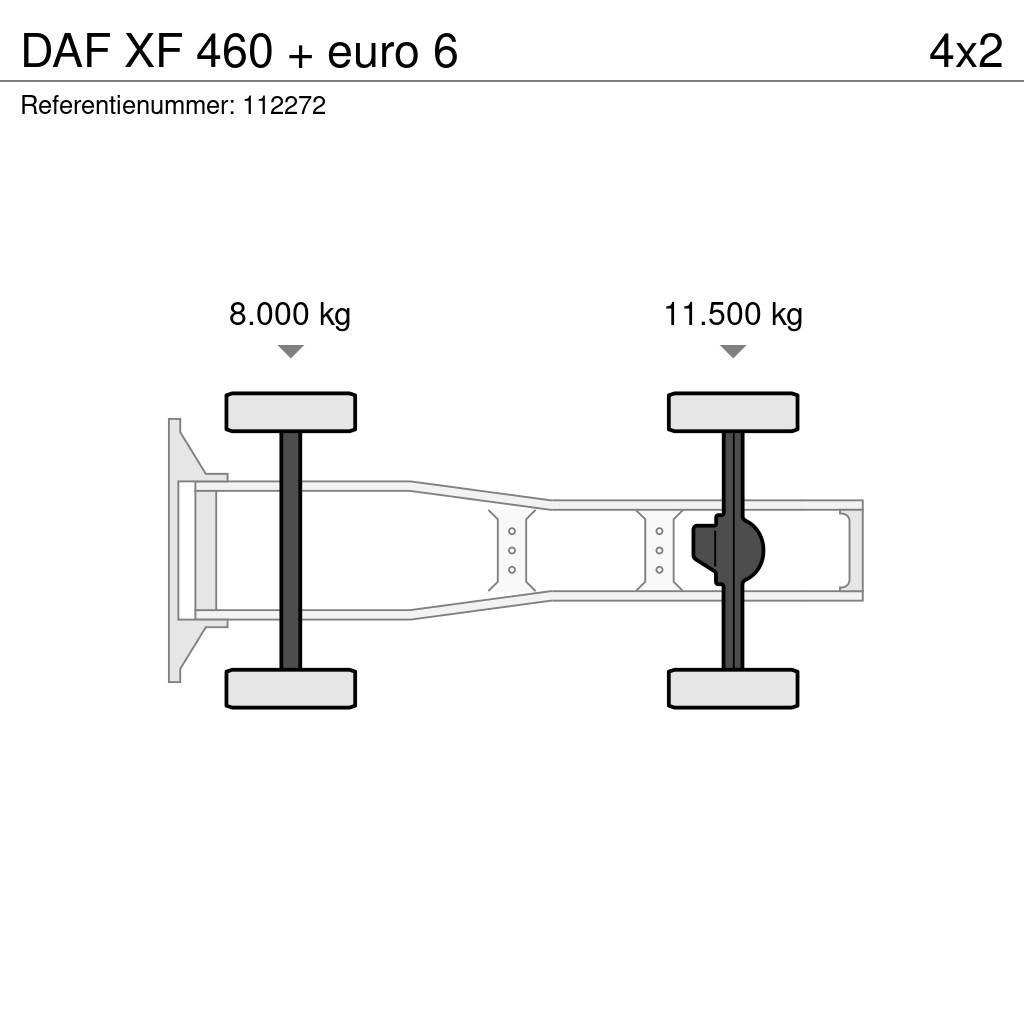 DAF XF 460 + euro 6 Vetopöytäautot