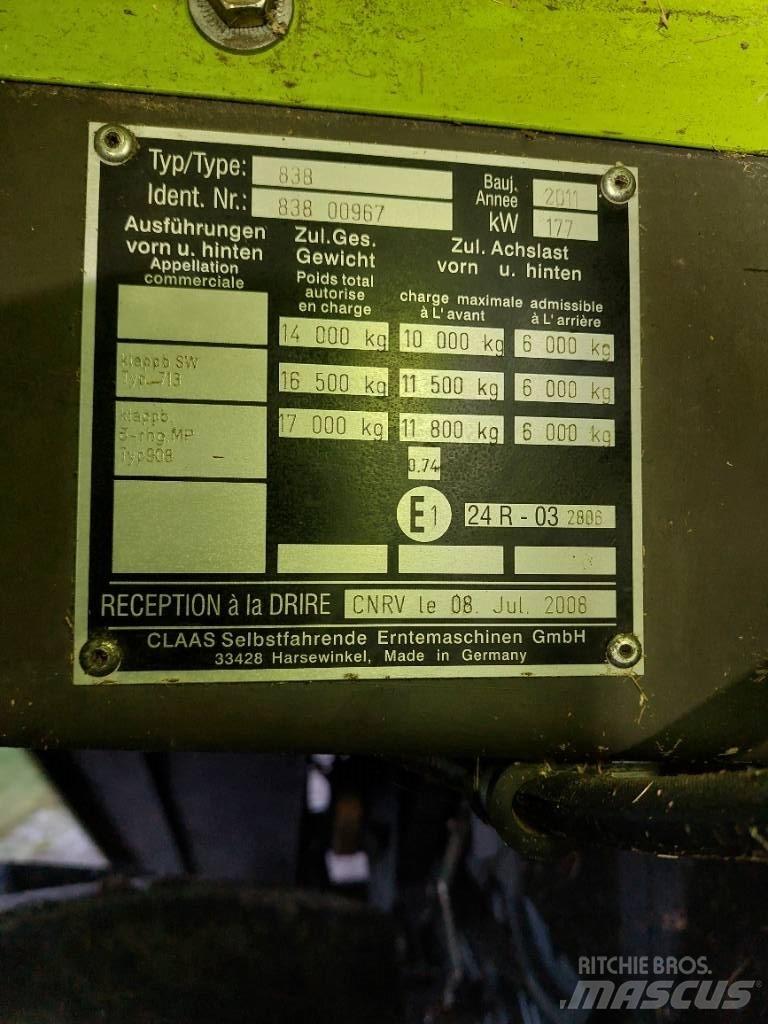 CLAAS Tucano 430 Leikkuupuimurit