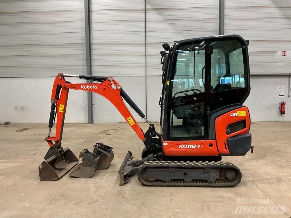 Kubota KX 018-4 Minikaivukoneet < 7t