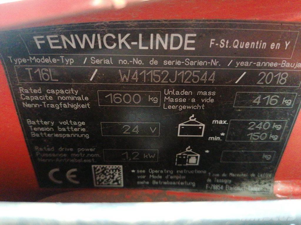 Linde T16L Lavansiirtotrukit