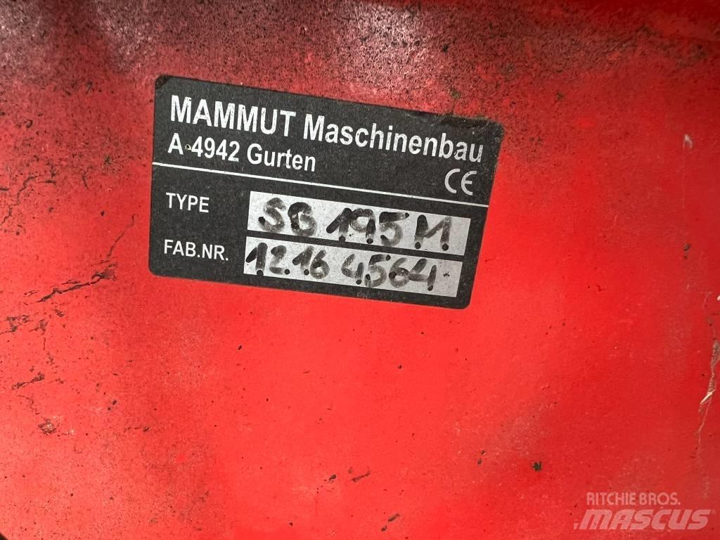 Mammut SB195M Säiliörehun purkulaitteet