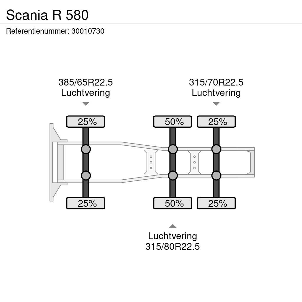 Scania R 580 Vetopöytäautot