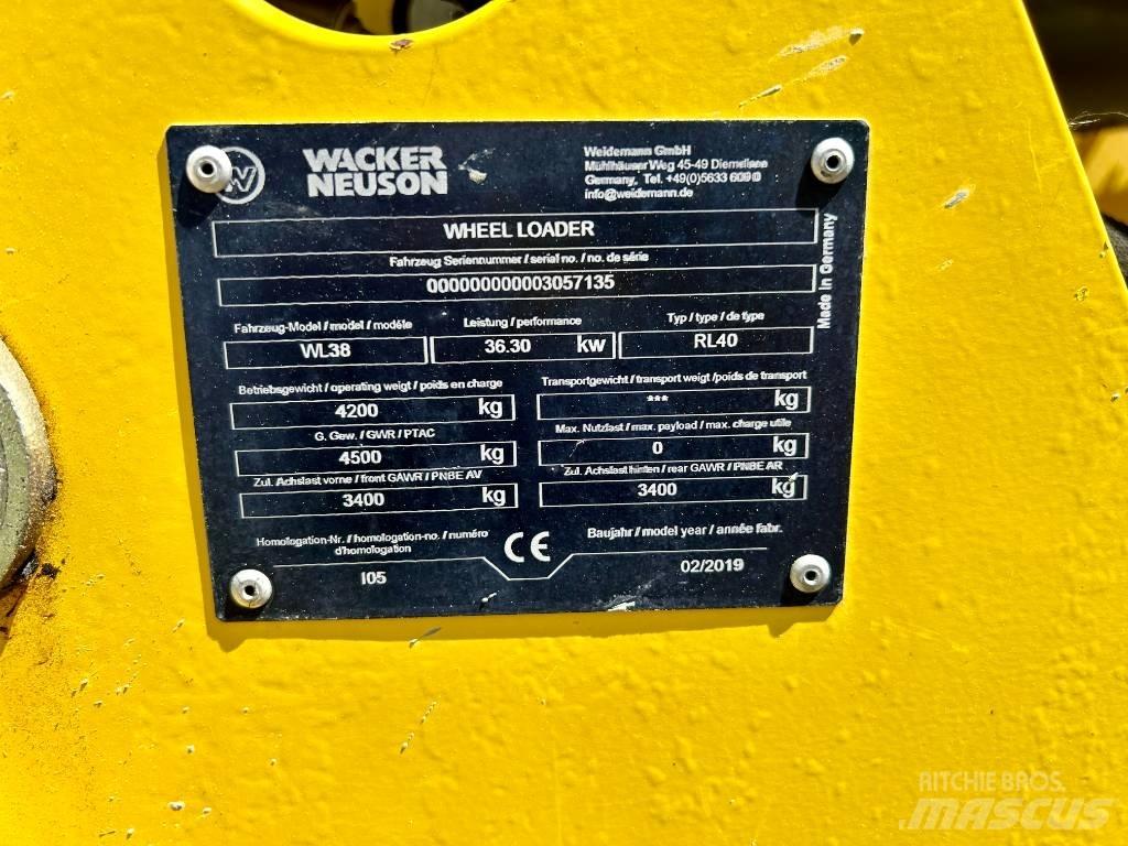 Wacker WL 38 Pyöräkuormaajat