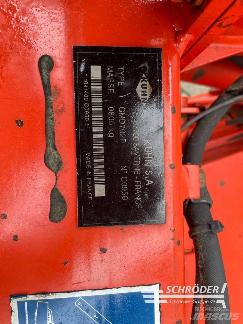 Kuhn GMD 702 F Niittokoneet