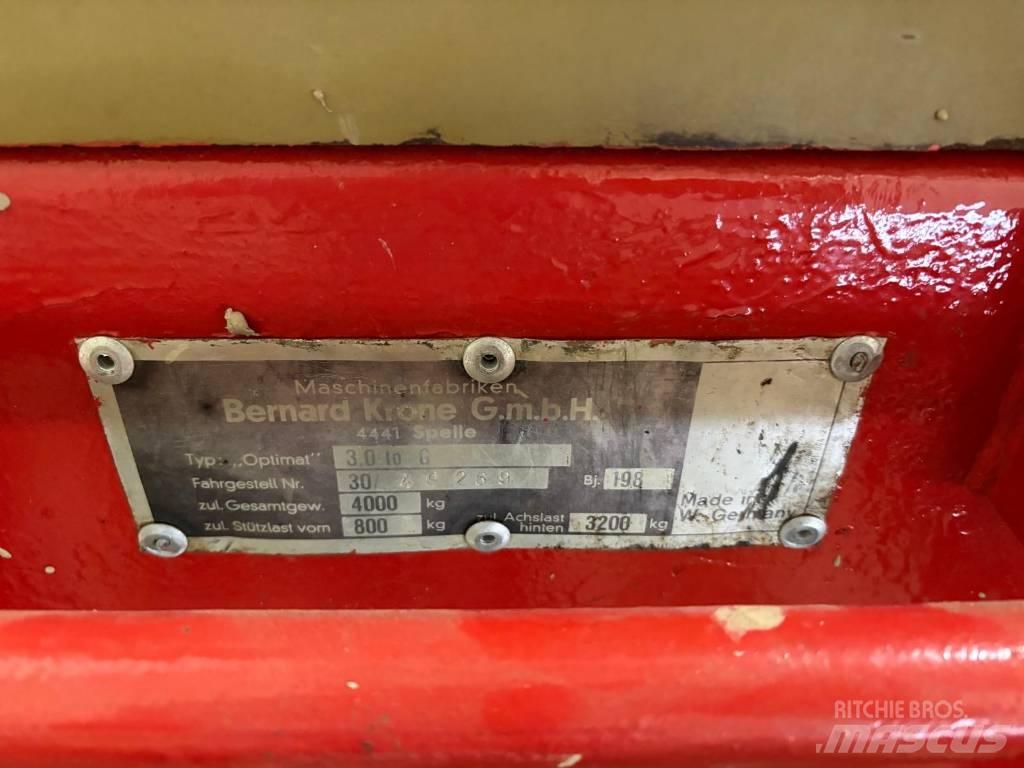 Krone Optimat 3.0 Kuivalannan levittimet