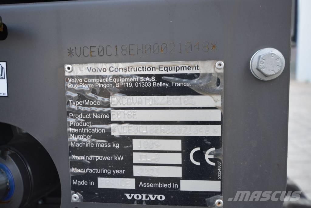 Volvo EC 18 E Minikaivukoneet < 7t