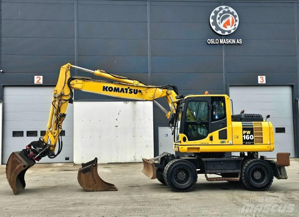 Komatsu pw 160 -8 Pyöräkaivukoneet