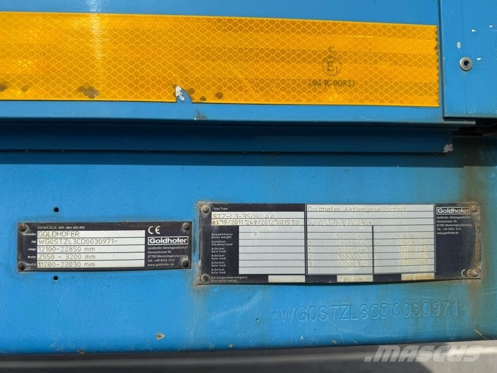 Goldhofer STZ-3L Vetopöytäautot