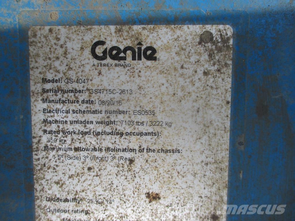 Genie GS 4047 Saksilavat
