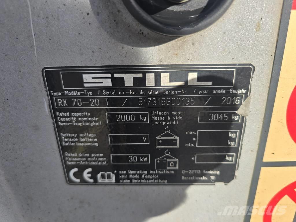 Still RX 70-20 Nestekaasutrukit