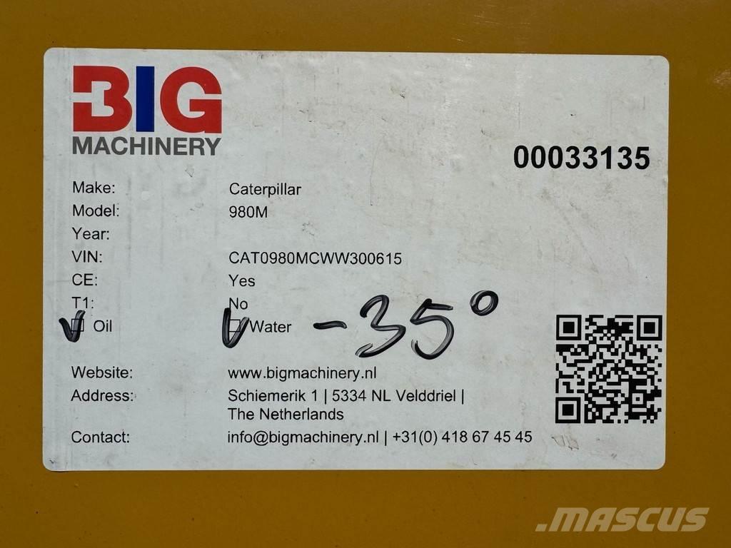CAT 980M Pyöräkuormaajat