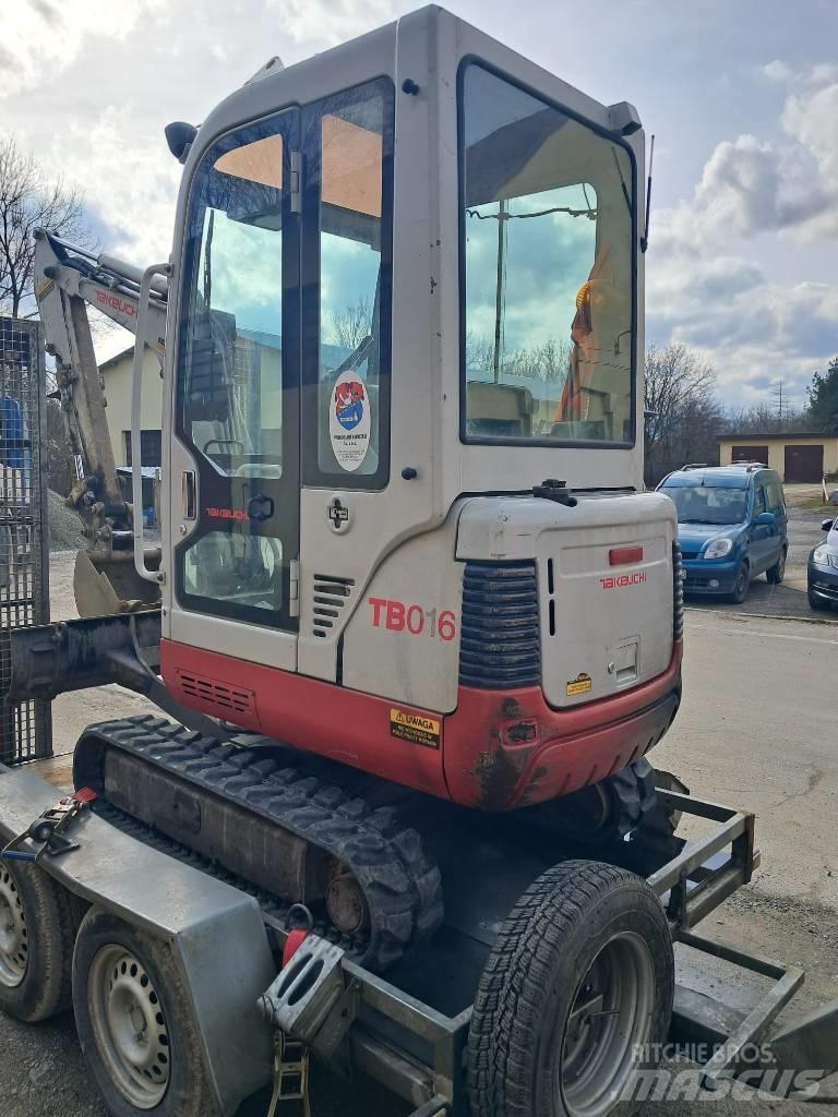 Takeuchi TB016 Minikaivukoneet < 7t