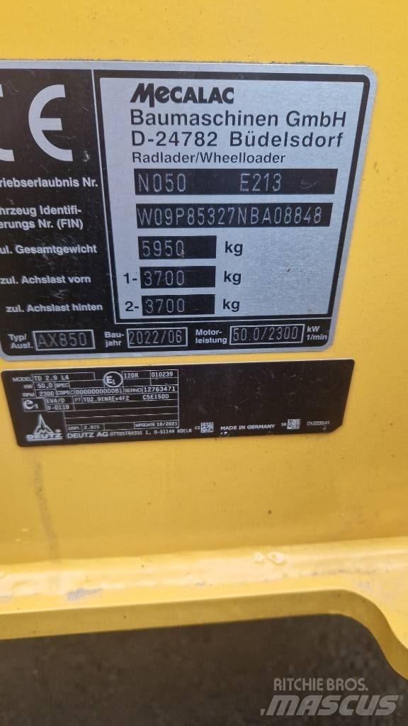 Mecalac AX 850 Pyöräkuormaajat