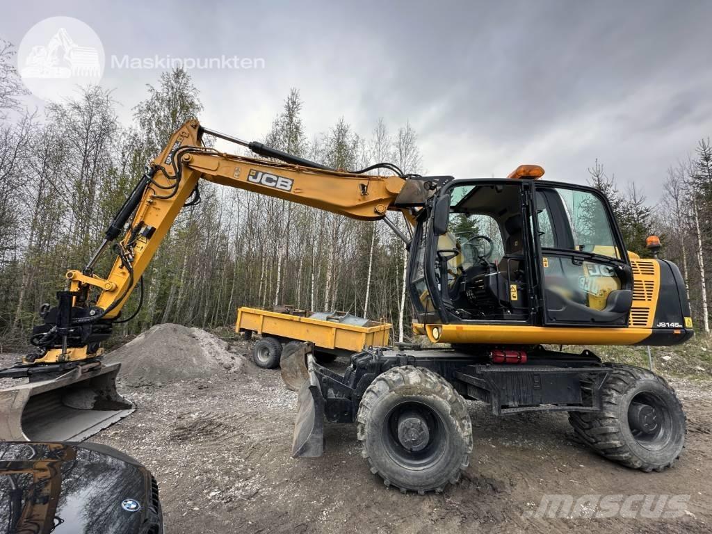JCB JS 145 W Pyöräkaivukoneet