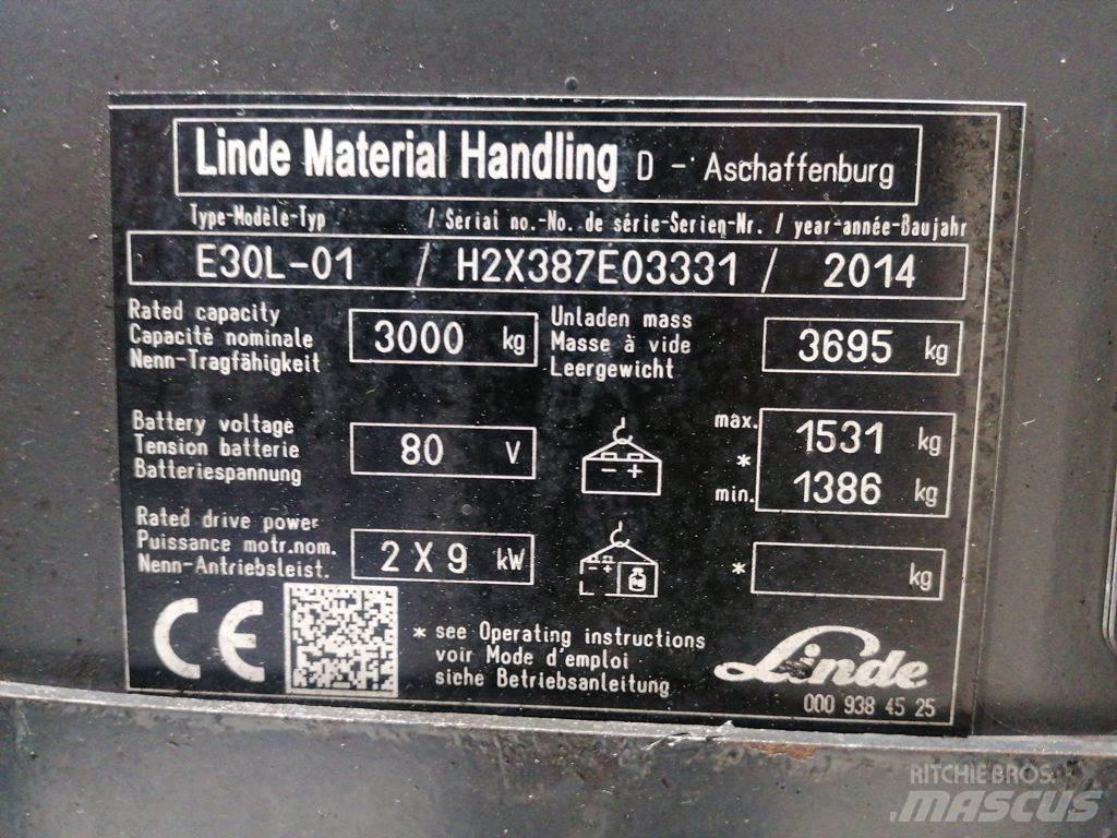 Linde E30L-01 Sähkötrukit