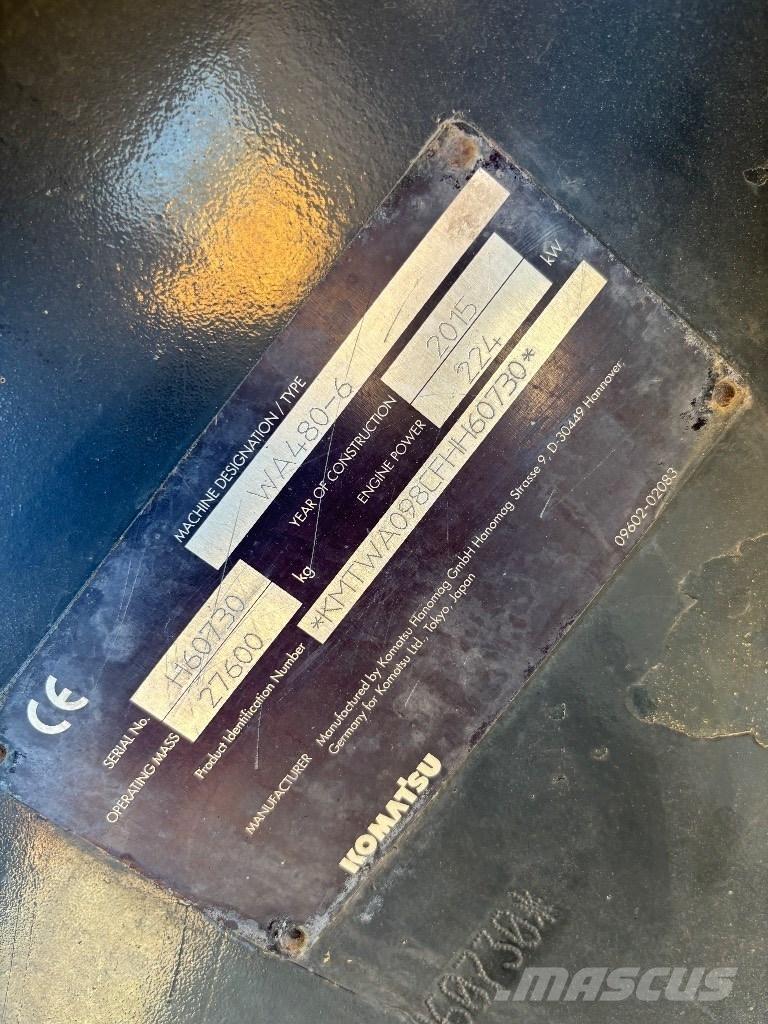 Komatsu WA 480-6 Pyöräkuormaajat