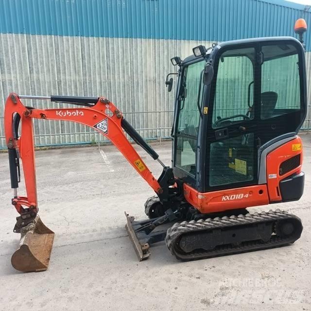 Kubota KX 018-4 Minikaivukoneet < 7t