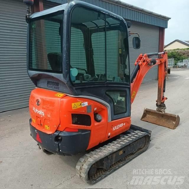 Kubota KX 018-4 Minikaivukoneet < 7t