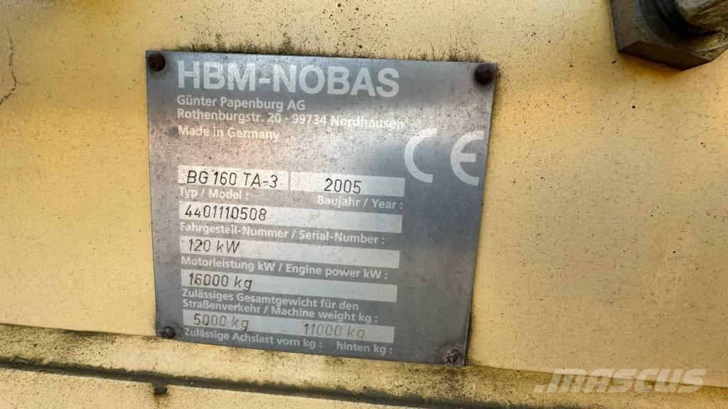 HBM-Nobas GB160TA-3 Tiehöylät