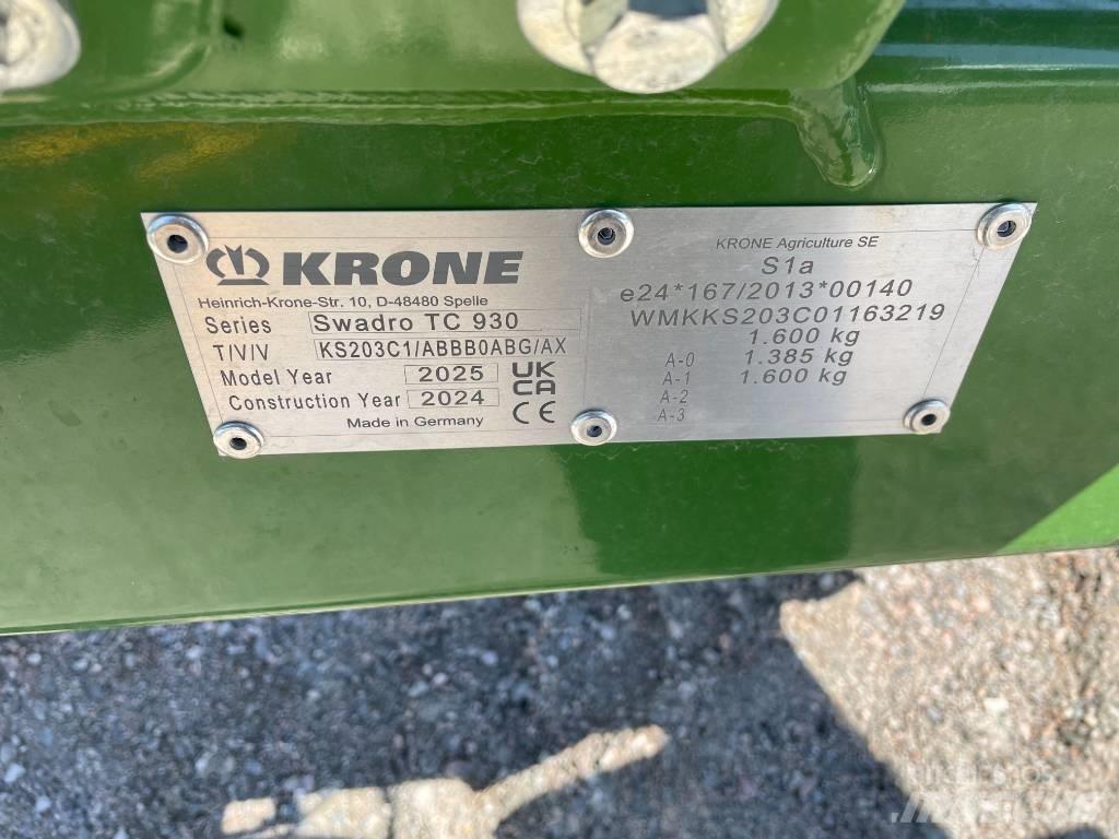 Krone TC 930 Plus Karhottimet