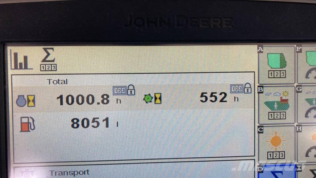 John Deere 8600I Ajosilppurit