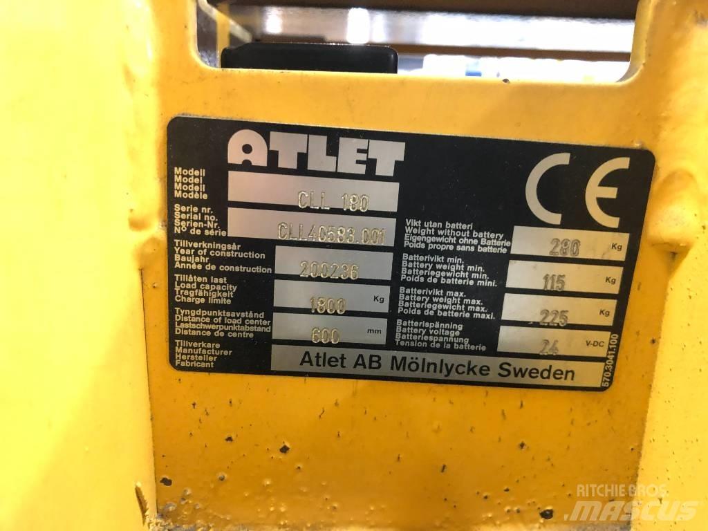 Atlet CLL 180 Käsikäyttöiset pinoamisvaunut