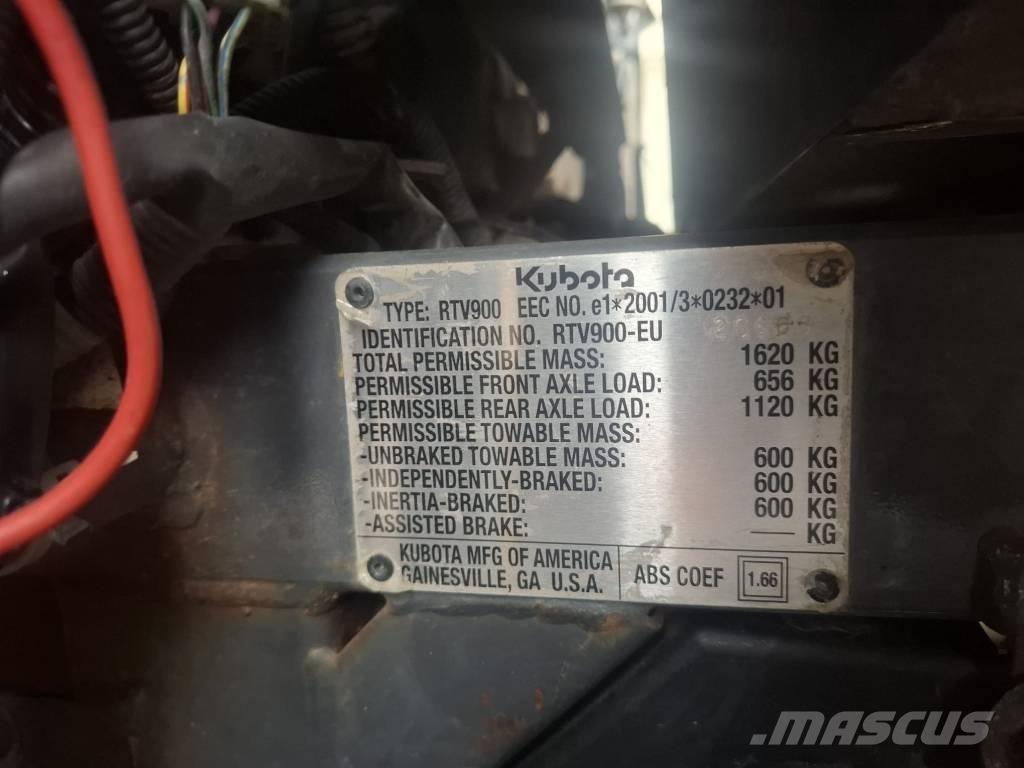 Kubota RTV 900 UTV-mönkijät