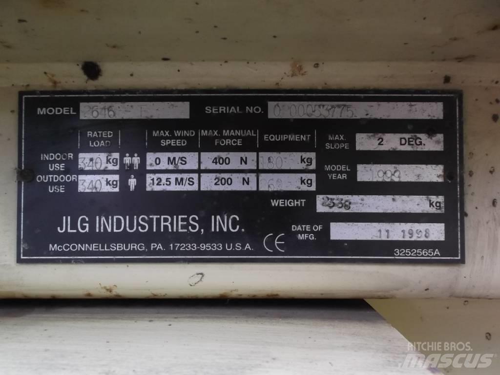 JLG 2646E      V-2288 Henkilönostimet ja nostolaitteet