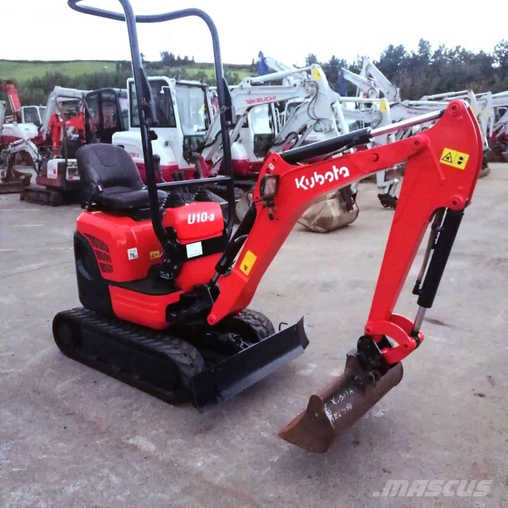 Kubota U 10-3 Minikaivukoneet < 7t