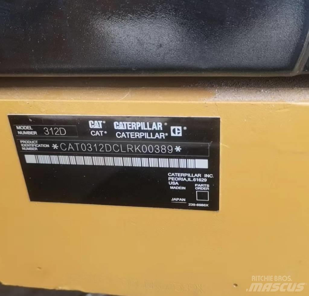 CAT 312 D Telakaivukoneet