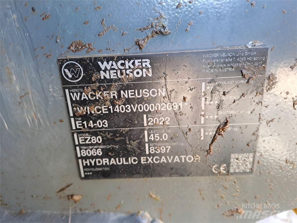 Wacker Neuson EZ80 Telakaivukoneet