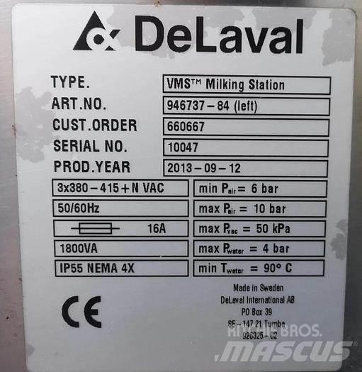 Delaval VMS Muut karjatalouskoneet ja lisävarusteet