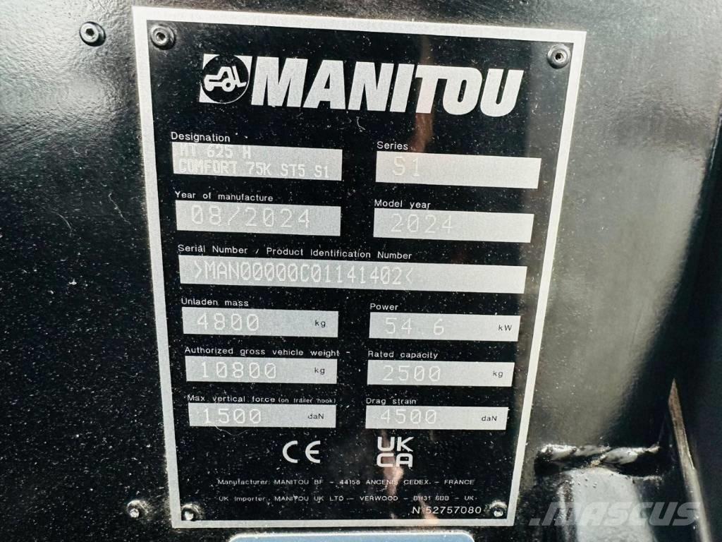Manitou MT 625 H Kurottajat