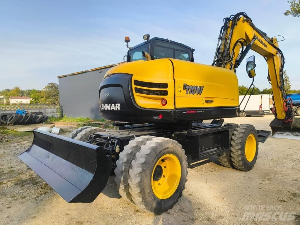 Yanmar B 110 W Pyöräkaivukoneet