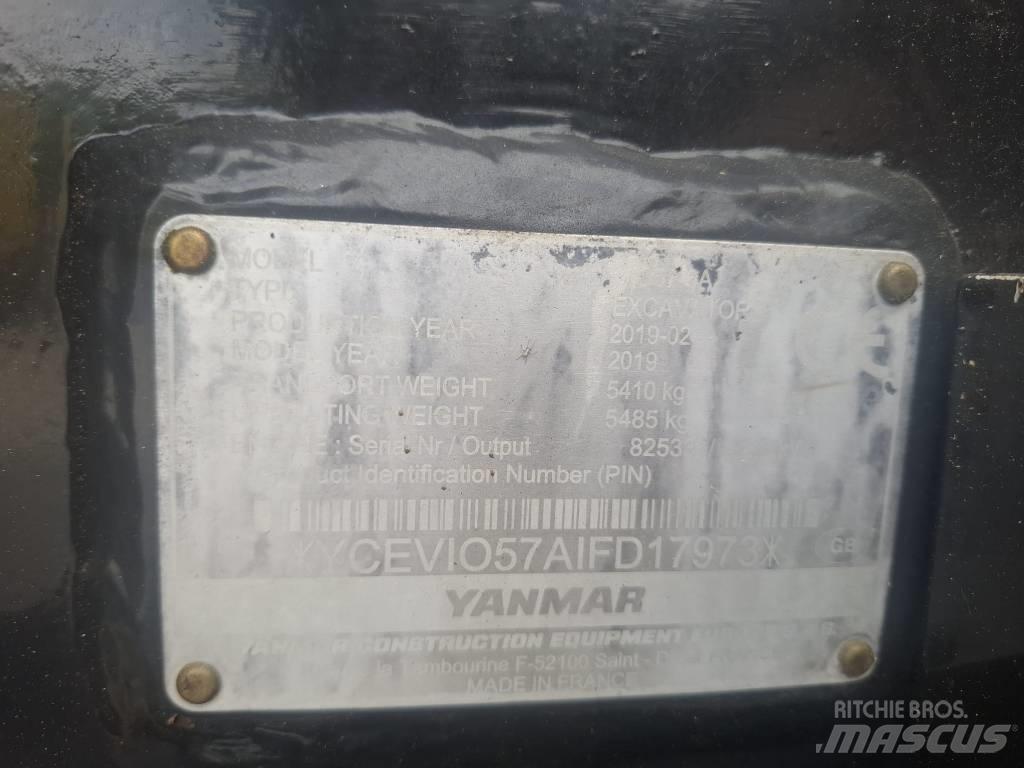 Yanmar Vio 57-6A Minikaivukoneet < 7t