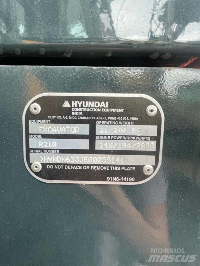 Hyundai R210 Telakaivukoneet