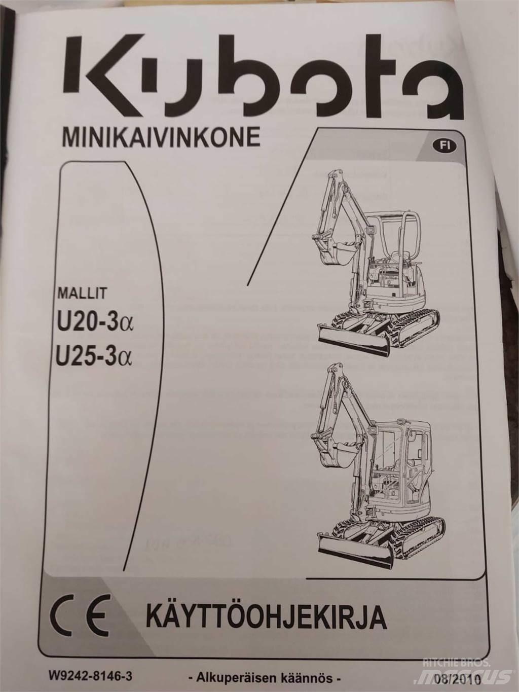 Kubota U25-3 Minikaivukoneet < 7t