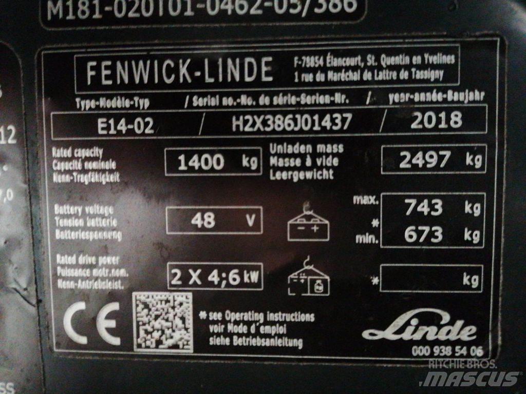 Linde E14-02 Sähkötrukit