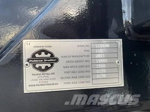 Palmse Trailer 115 Vaihtolavapuoliperävaunut