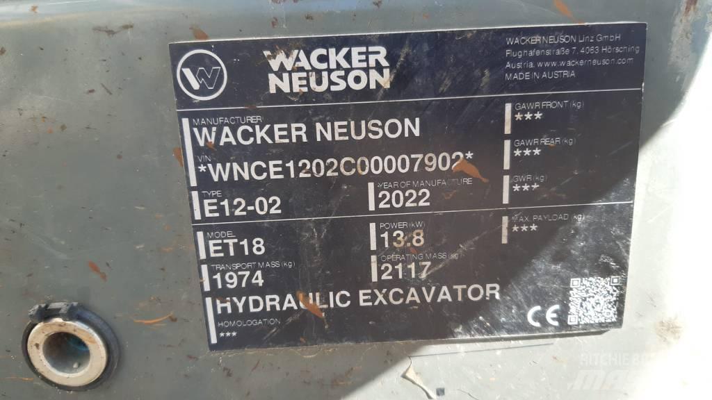 Wacker Neuson ET 18 Telakaivukoneet