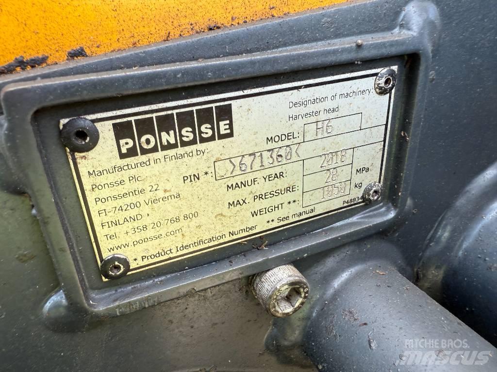 Ponsse ERGO 8W Harvesterit
