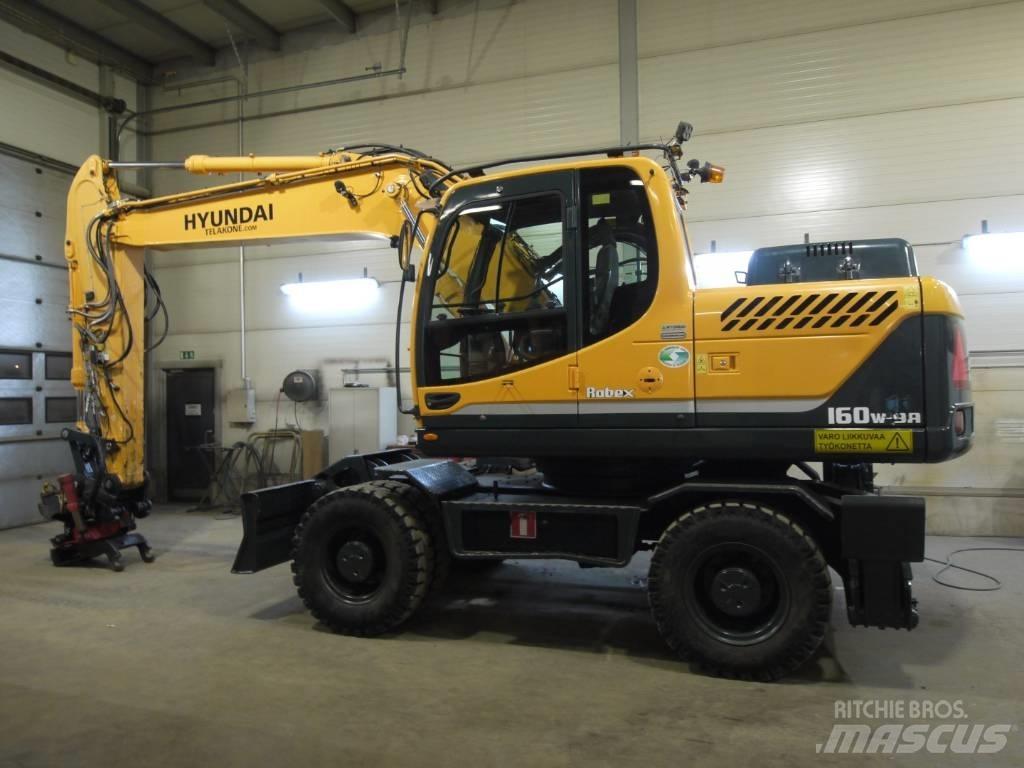 Hyundai R 160 W-9A Pyöräkaivukoneet
